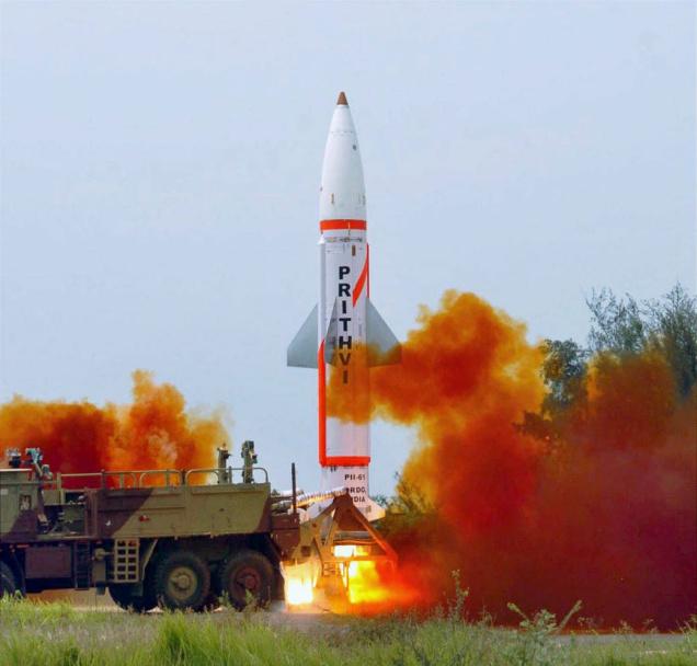 India tests nuclear-capable Prithvi-II missile