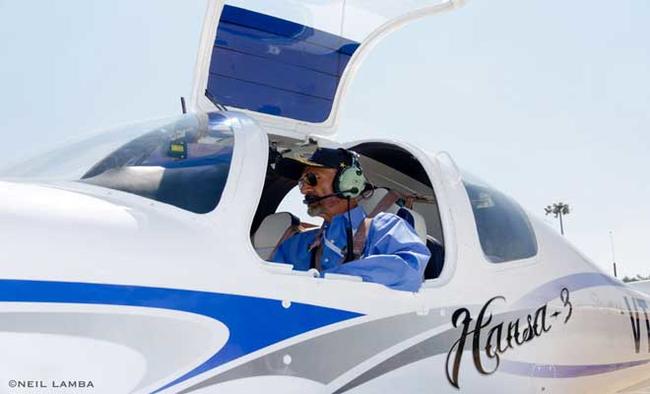 Age no bar for this sprightly 81-year-old pilot