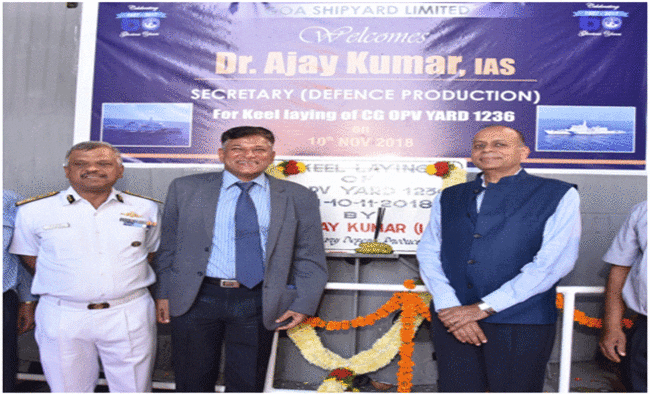 Goa Shipyard lauded for timely delivery of ships