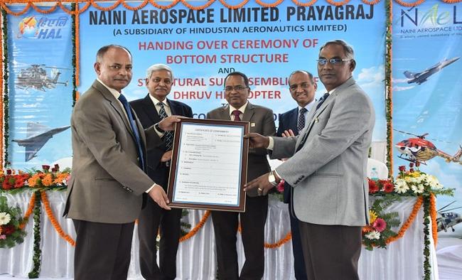HAL’s Subsidiary (NAeL) Delivers Helicopter Structures Giving Boost to ALH Production