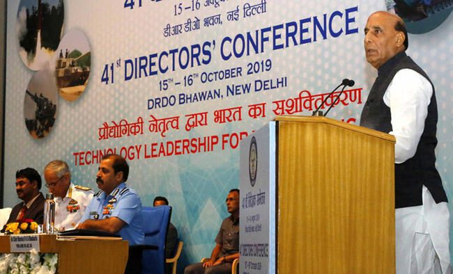 Rajnath pushes for indigenisation of defence equipment