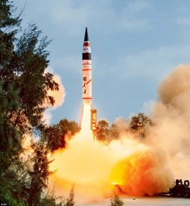 Second test of Agni-V missile by May end