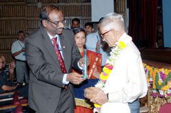 DR&DE (E) former director Joshi felicitated