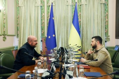 Ukrainian leader, European Council President meet to discuss cooperation