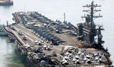 US aircraft carrier in S.Korea amid Pyongyang’s saber-rattling