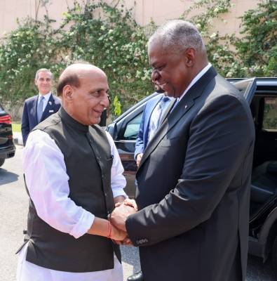 Rajnath Singh to hold bilateral talks with US Defence Secy today