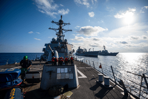 Shot down drone, anti-ship missile fired by Houthi in Red Sea: US