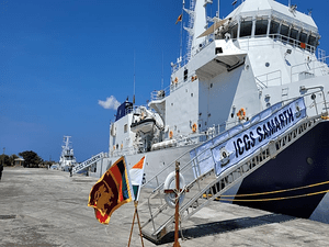 Indian Coast Guard ships arrive in Sri Lanka for training