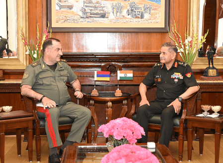 India and Armenia discuss current geostrategic situation, expanding military engagement