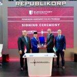 The appreciation plaque from Republikorp to Milanion, as a symbol of appreciation for this valuable collaboration.